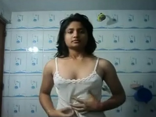 Gallery 1047 Hot horny indian girl in toilet stripping for